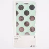 Rico Design Seidenpapier Punkte Hot Foil mint silberfarbig 50x70cm 4 Bogen