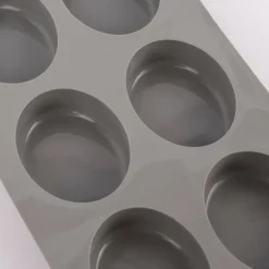 Rico Design Seifengießform oval für 6 Stück 7,5x6x2,5cm