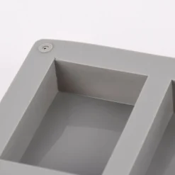 Rico Design Seifengießform rechteckig für 6 Stück 5,5x8x2,5cm