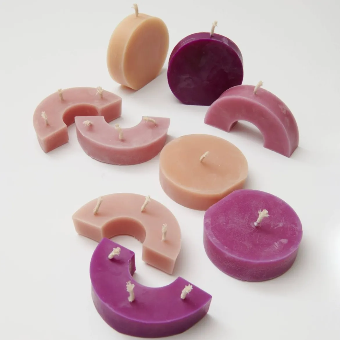 Rico Design Silikonform Kerzengießform Regenbogen flach 11,8x6,9x3cm