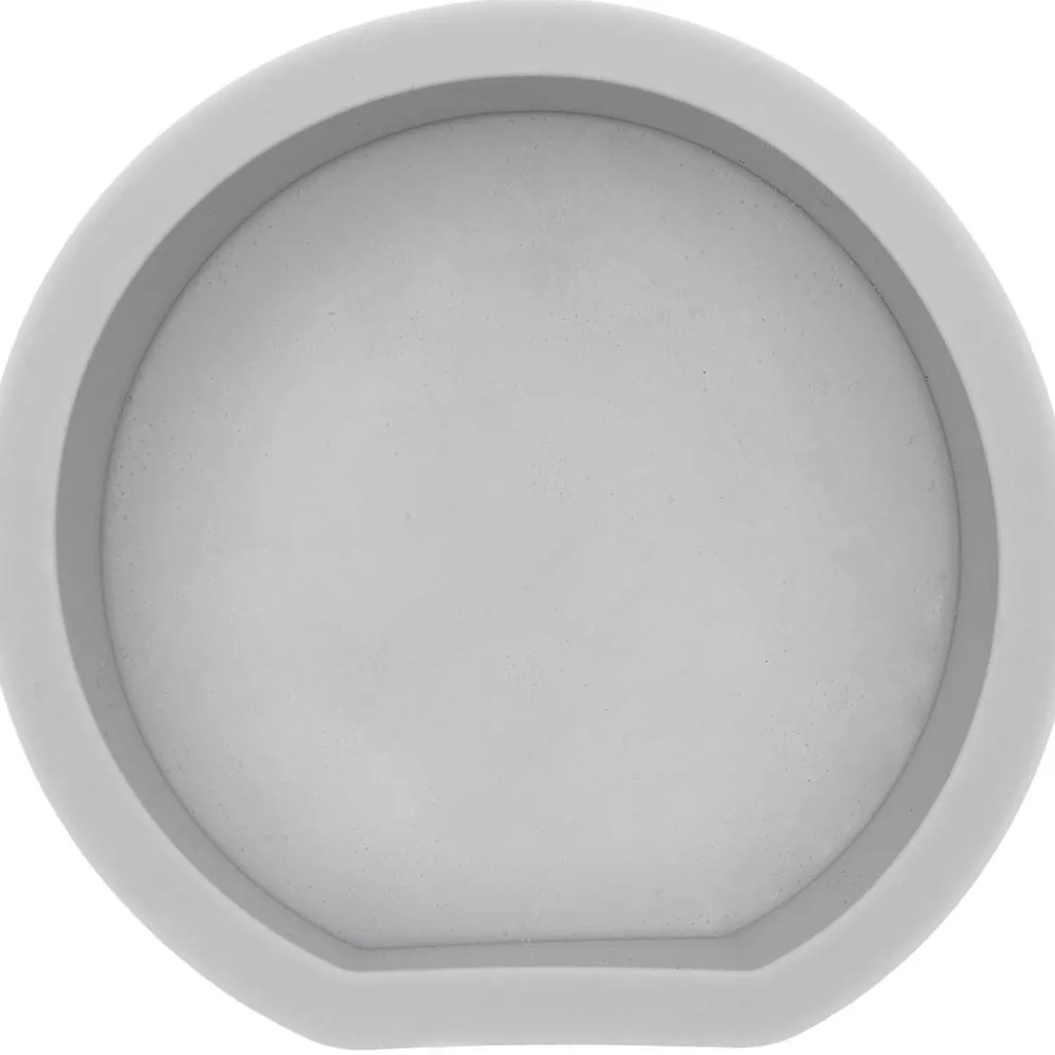 Rico Design Silikonform Kerzengießform Kreis flach 10x10,3x3cm