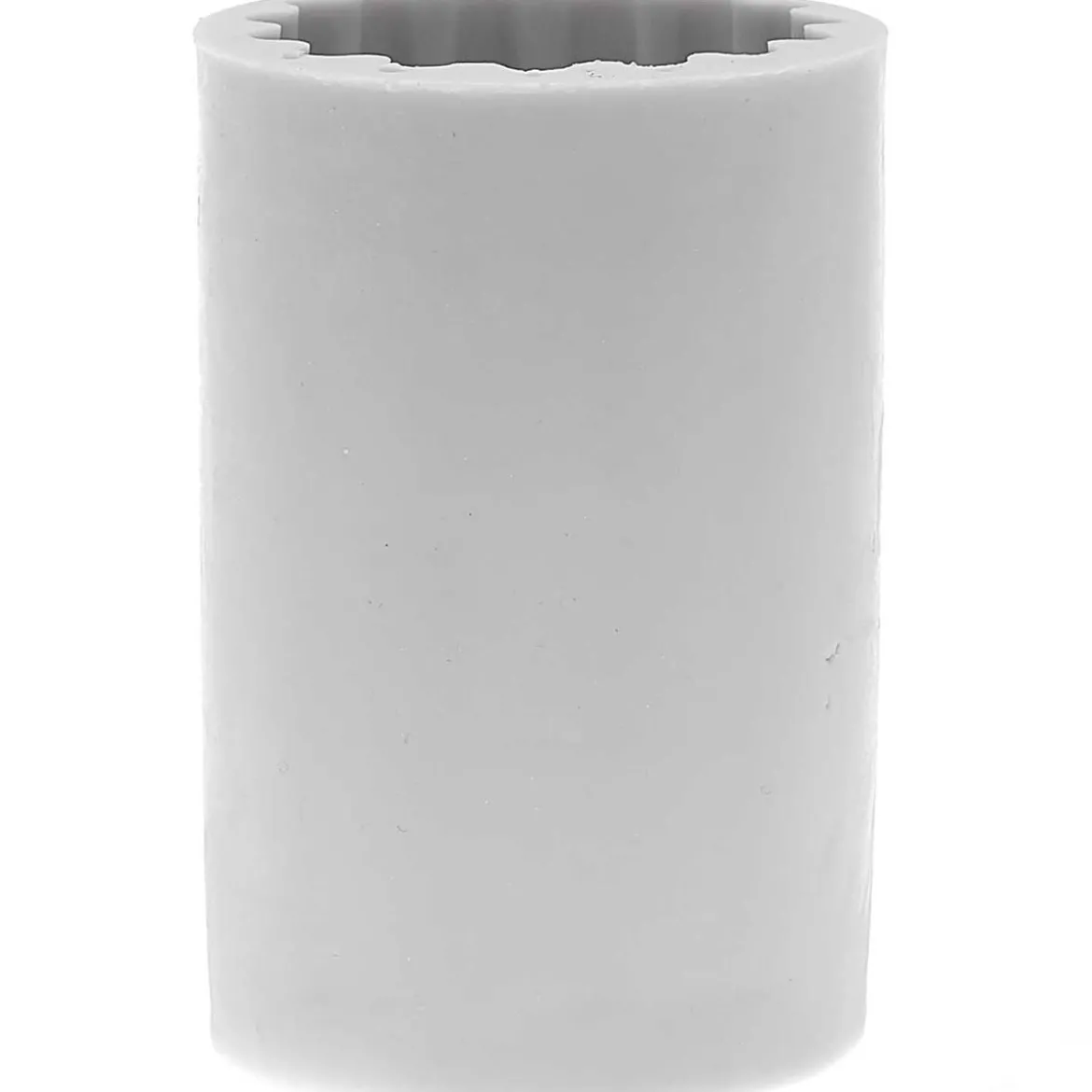 Rico Design Silikonform Kerzengießform Zylinder geriffelt 6x6x8,8cm