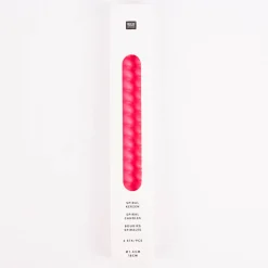 Rico Design Spiralkerze Stabkerze schmal einfarbig 2 Stück 18,5x1,4cm verschiedene Farben
