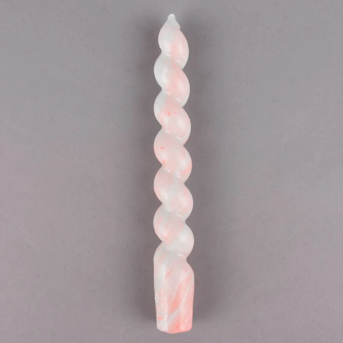Rico Design Spiralkerze Stabkerze marmoriert verschiedene Farben 18,5x2,4cm
