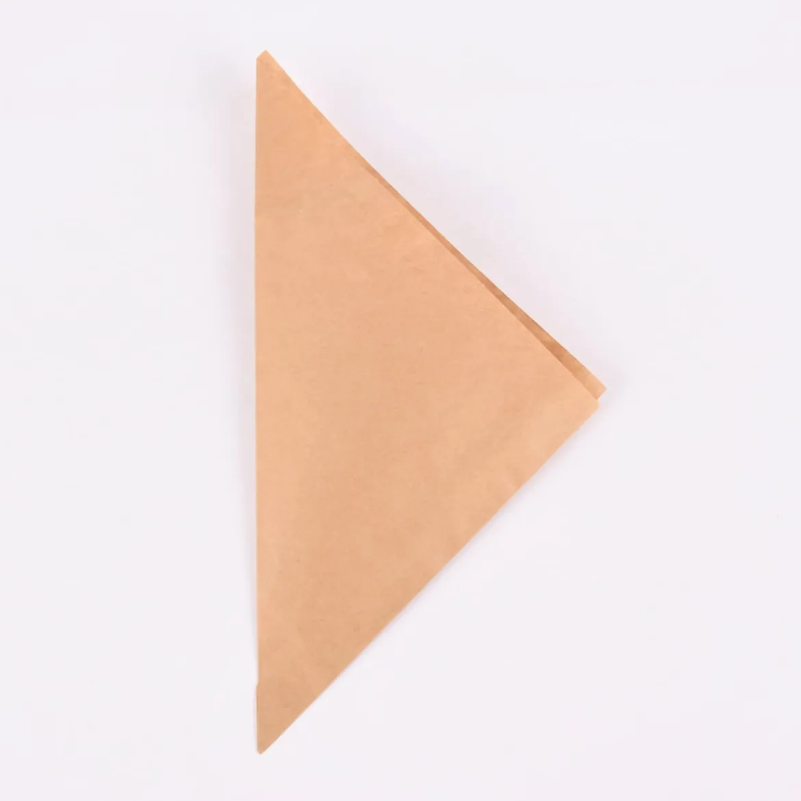 Rico Design Spitztüten Kraftpapier 12 Stück uni braun 17x17cm