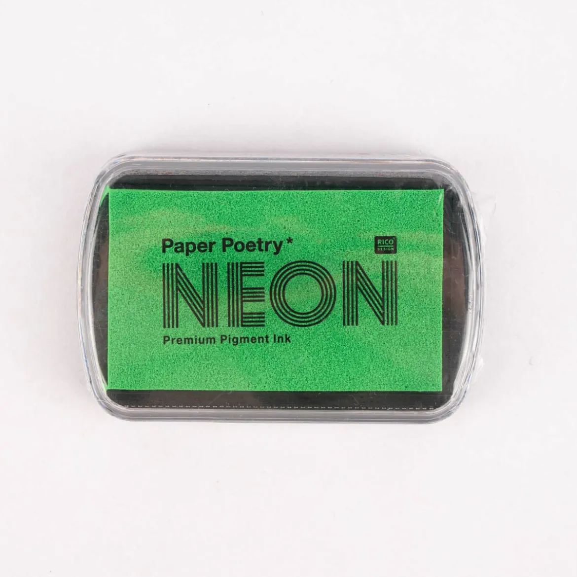 Rico Design Stempelkissen neongrün 9x6cm