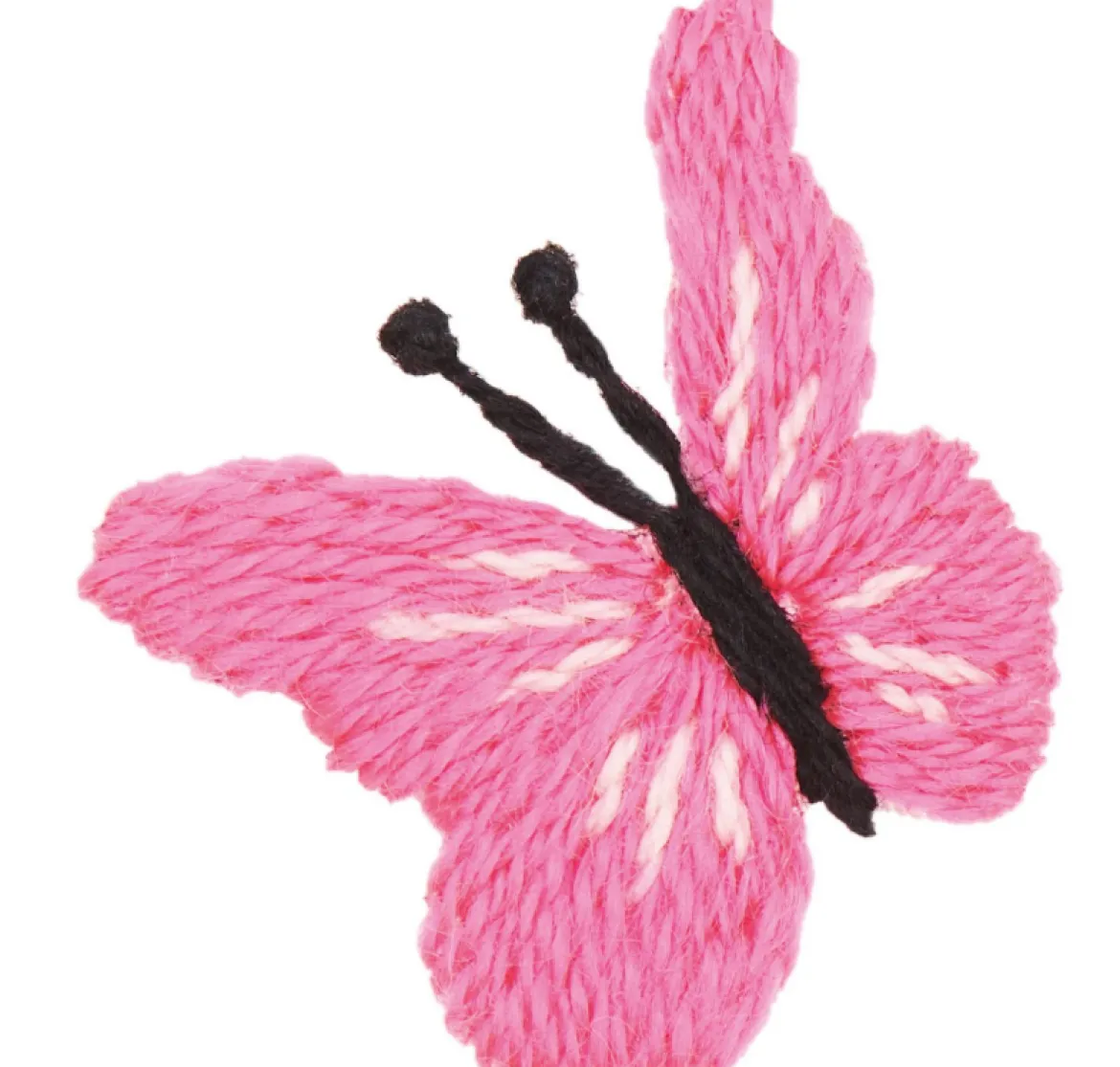 Rico Design Stick & Stitch Schmetterlinge 21 Stk Stickvlies und Stickgarne