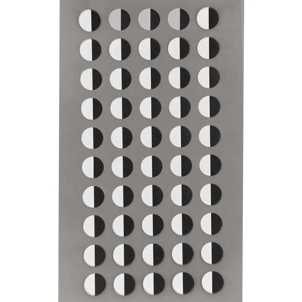 Rico Design Sticker Augen rechts halb rund schwarz weiß verschiedene Größen