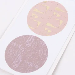 Rico Design Sticker Struktur Mauve rund 4 Blatt 20 Stück