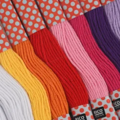 Rico Design Stickgarn Set Basic 24teilig