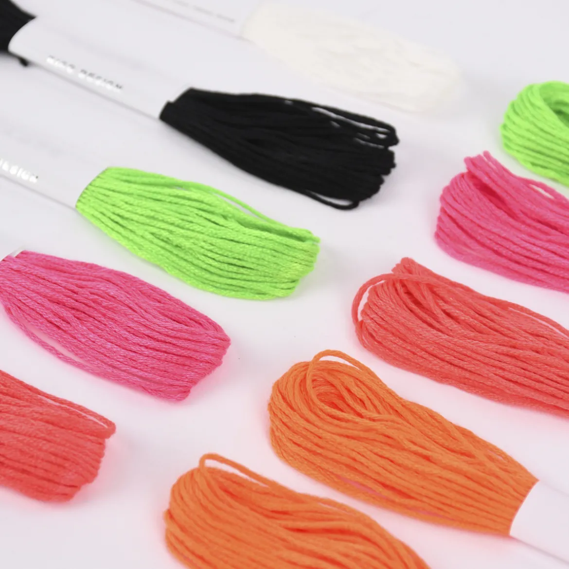 Rico Design Stickgarn Set Neon 10teilig