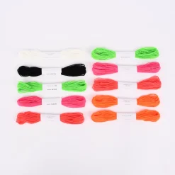 Rico Design Stickgarn Set Neon 10teilig