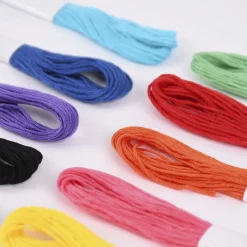 Rico Design Stickgarn Set Rainbow 10teilig