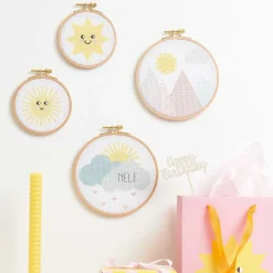 Rico Design Stickpackung Landschaft Berge Sashiko 15cm