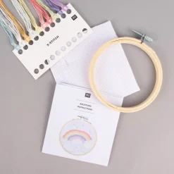 Rico Design Stickpackung Regenbogen 10cm