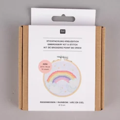 Rico Design Stickpackung Regenbogen 10cm