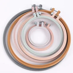 Rico Design Stickring aus Kunststoff rosa 10,1cm