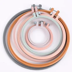 Rico Design Stickring aus Kunststoff grau 25,4cm