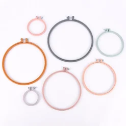 Rico Design Stickring aus Kunststoff grau 25,4cm