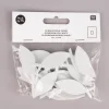 Rico Design Streuteil Fische klein Holz weiß 20 Stück 2x5cm