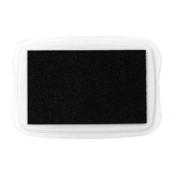 Rico Design Textilfarbe Textilstempelkissen schwarz 10x5cm