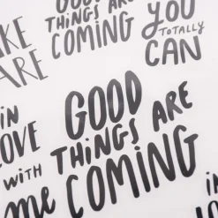 Rico Design Transfermotiv Bogen mit 6 Designs Good Things are Coming für Keramik 10x15cm