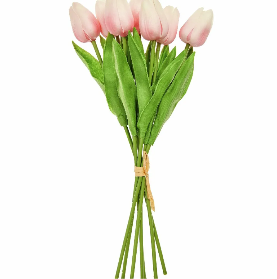 Rico Design Tulpenstrauss mit 7 Blüten Kunstblumen rosa 33,5cm