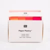 Rico Design Washi Tape 4er Set einfarbig neon orange neon pink 4x10m
