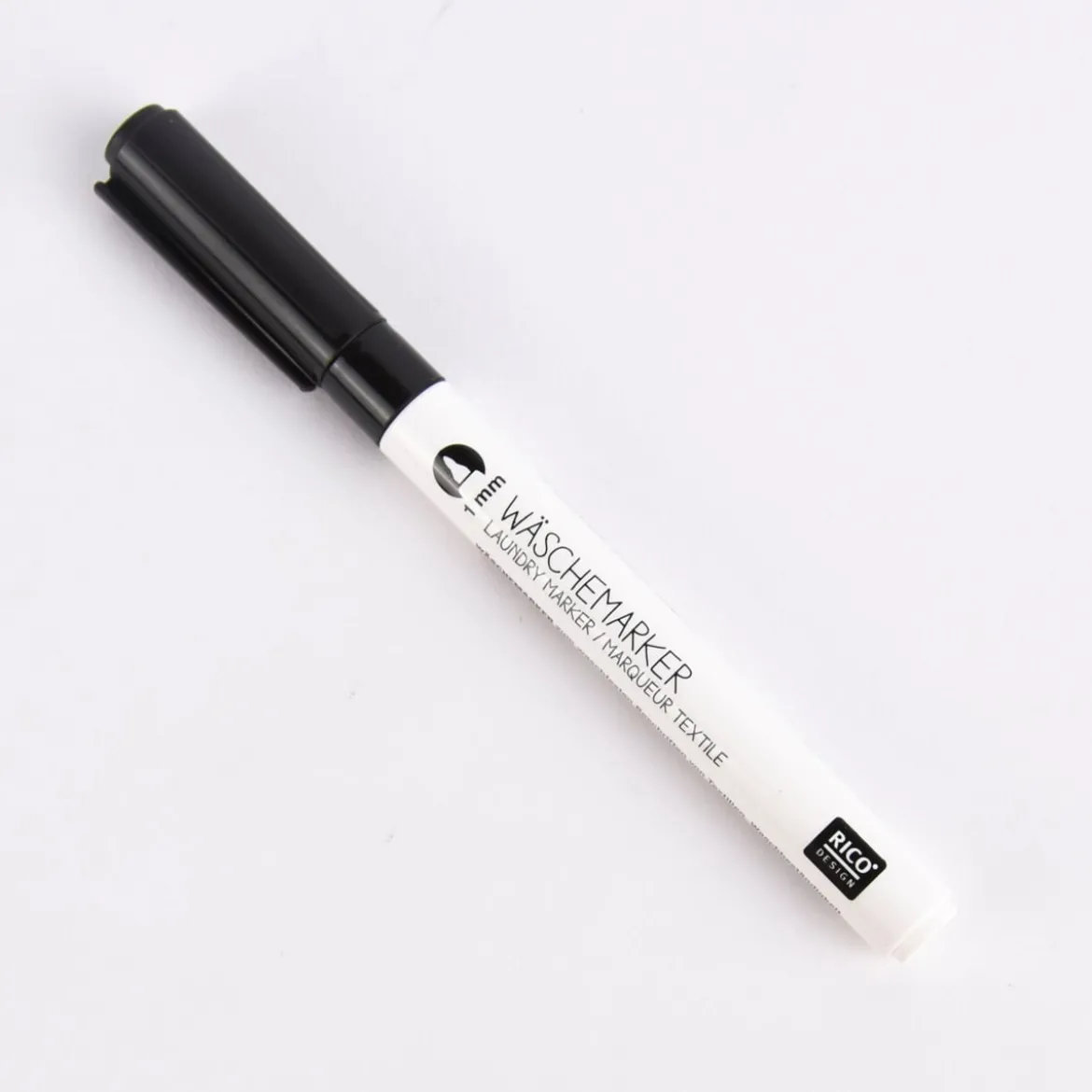 Rico Design Wäschemarker schwarz 1mm