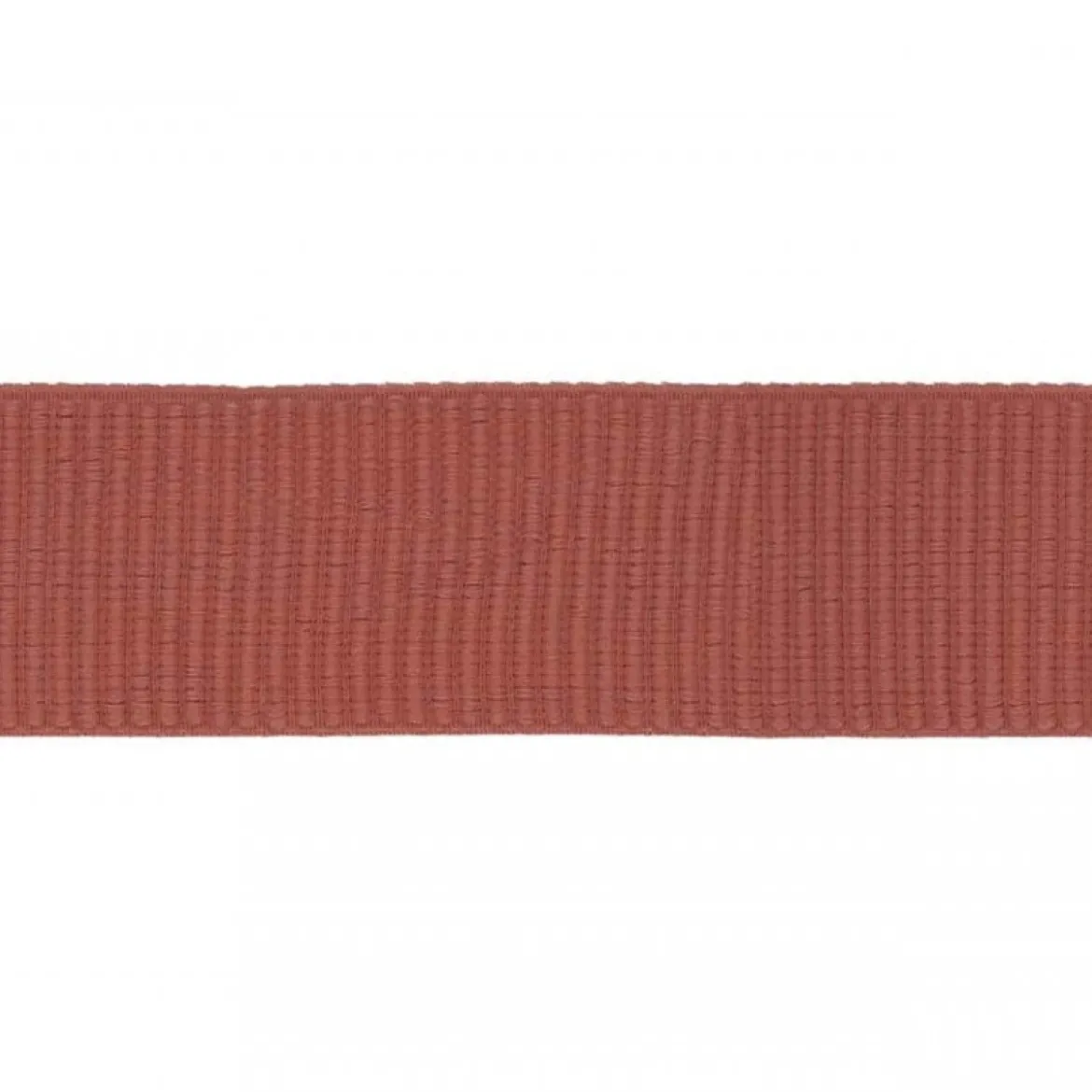 Ripsband elastisch terra einfarbig Breite: 5cm