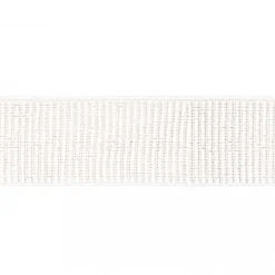 Ripsband elastisch weiß einfarbig Breite: 5cm