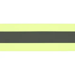 Ripsband reflektierend Reflektionsband neongelb silber Breite 5cm