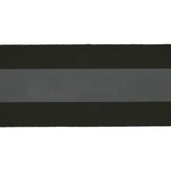 Ripsband reflektierend Reflektionsband schwarz silber Breite 5cm
