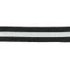 Ripsband Streifen schwarz weiß Breite: 3cm