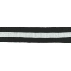 Ripsband Streifen schwarz weiß Breite: 3cm