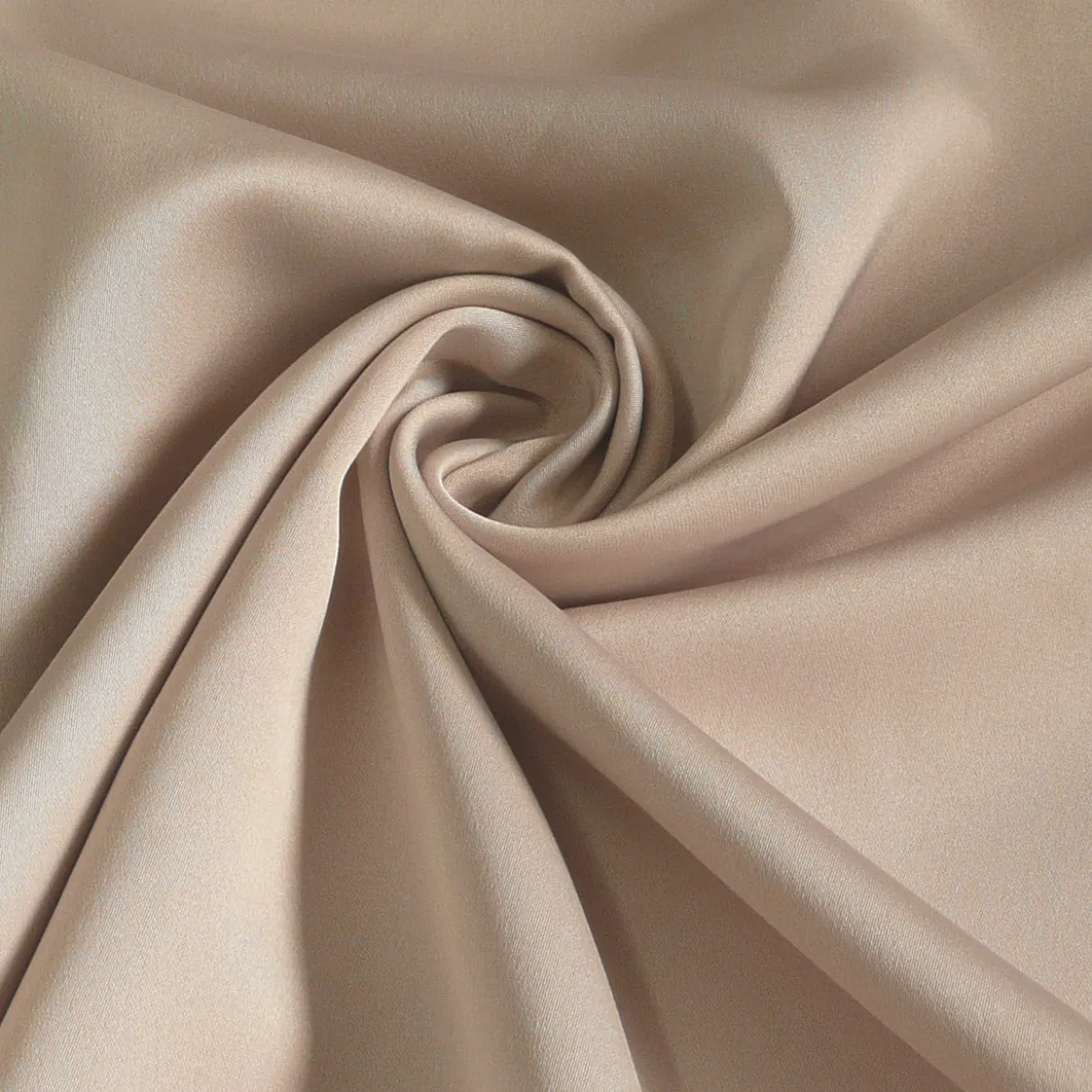 Royal Micro Satin Stoff Meterware sand 1,40m Breite