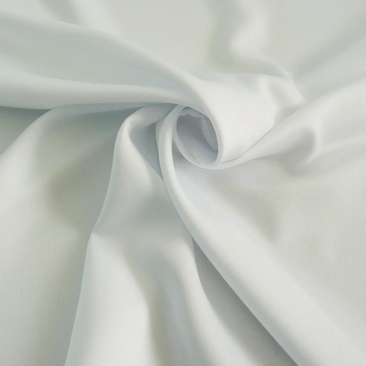 Royal Micro Satin Stoff Meterware weiß 1,40m Breite