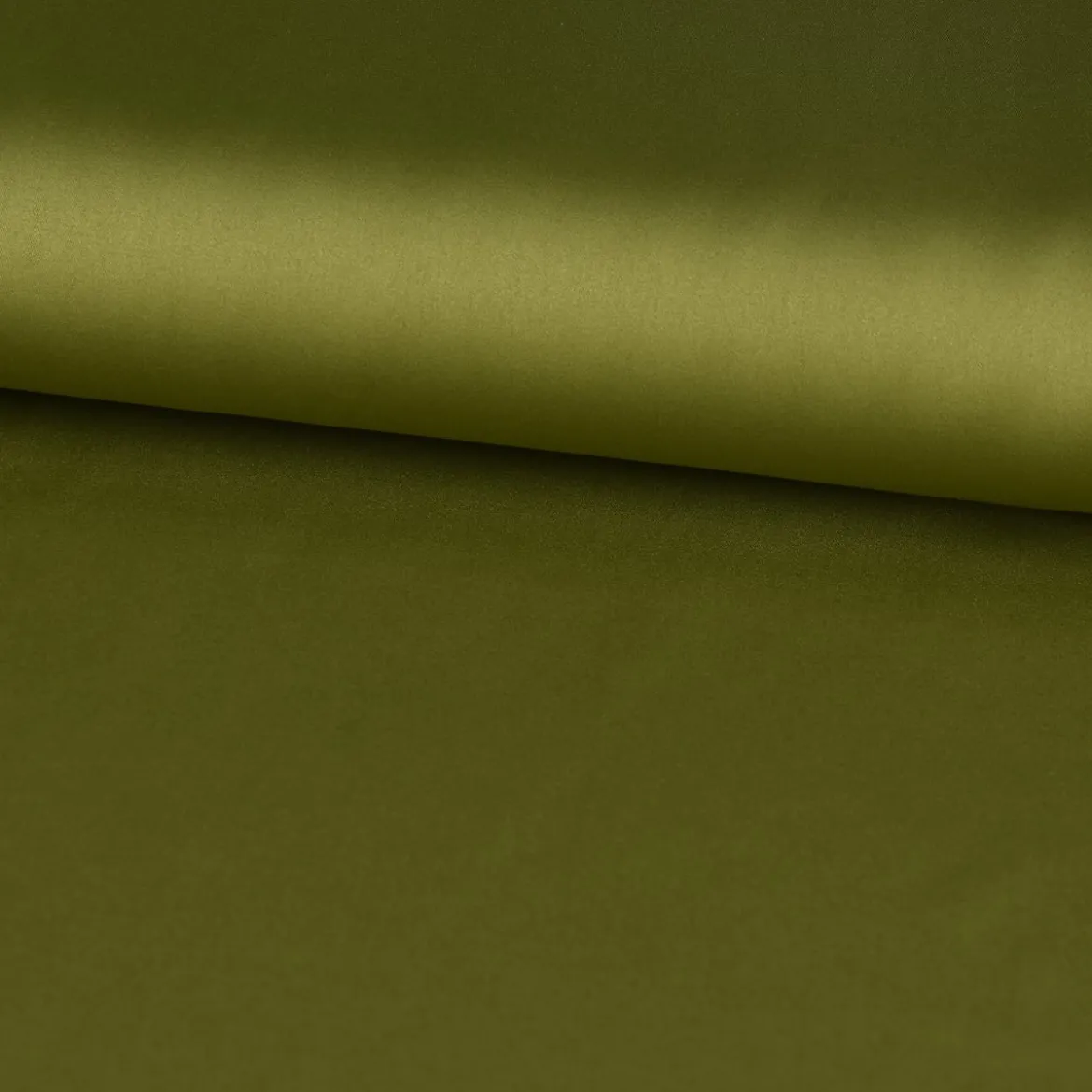 Royal Micro Satin Stoff Meterware moos grün 1,40m Breite