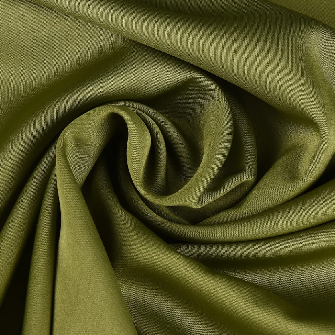 Royal Micro Satin Stoff Meterware moos grün 1,40m Breite