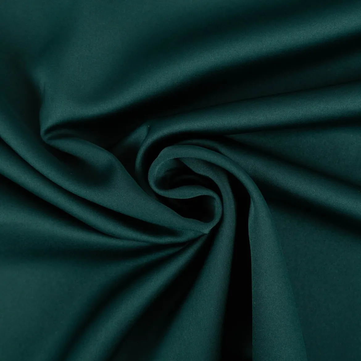 Royal Micro Satin Stoff Meterware Waldgrün 1,40m Breite