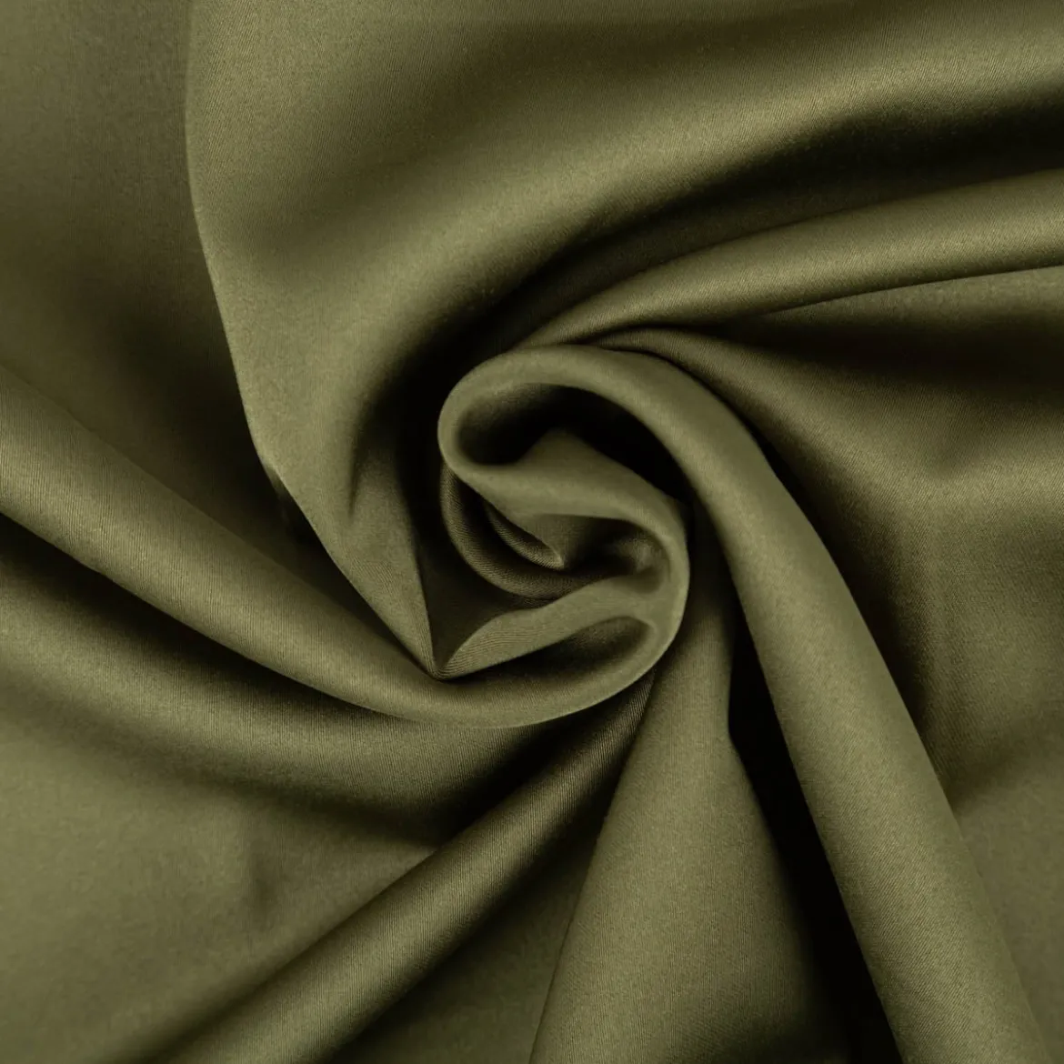 Royal Micro Satin Stoff Meterware Jägergrün 1,40m Breite