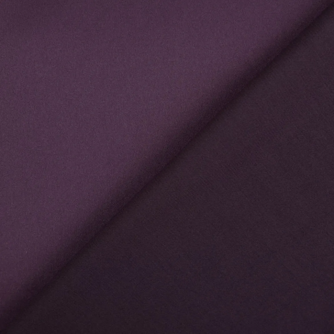 Royal Micro Satin Stoff Meterware aubergine 1,40m Breite