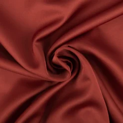 Royal Micro Satin Stoff Meterware terracotta-rot 1,40m Breite