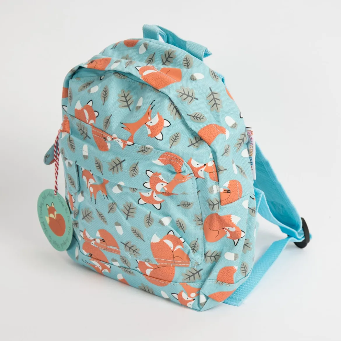 Rucksack Kinder Fuchs blau 24x24cm