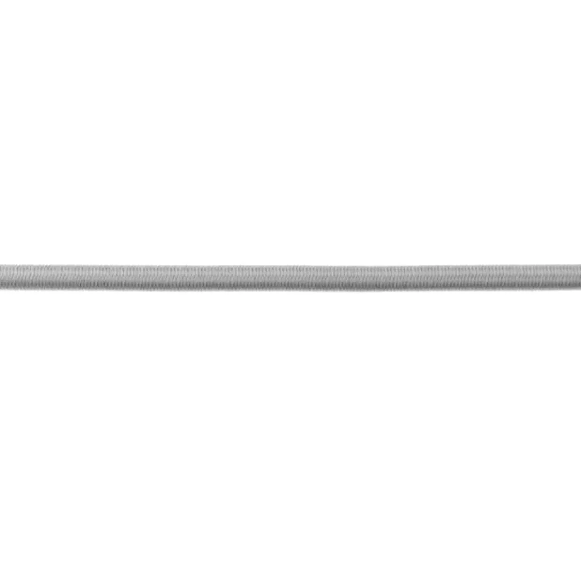 Rundgummi Gummi Band rund hellgrau Breite: 5mm