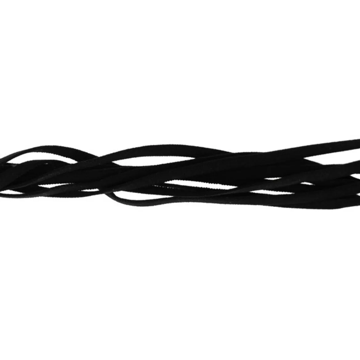 Rundgummi Gummikordel Extraweich Gummi Band rund schwarz Breite: 5mm