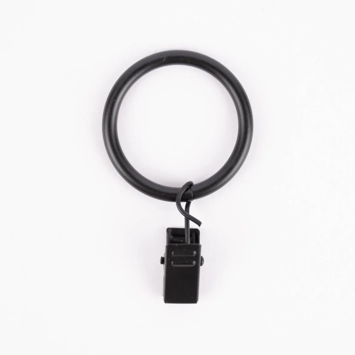 Rundringe 20mm mit Klammer Ø40mm 10 Stück schwarz
