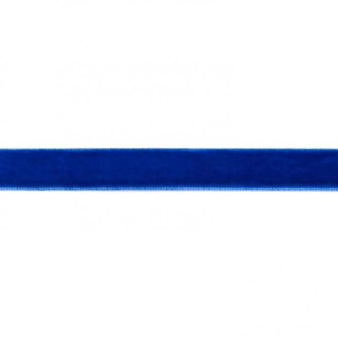 Samtband blau Meterware Breite: 15mm 100% Polyester