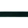 Samtband dunkelgrün Meterware Breite: 25mm 100% Polyester