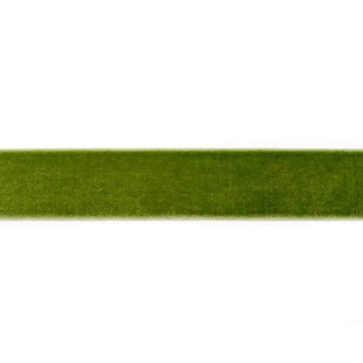 Samtband dunkel lime Meterware Breite: 25mm 100% Polyester